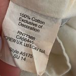 Madewell  100% Cotton Stitch Mosaic Sleeveless Shift Mini Dress Size 0 Photo 4