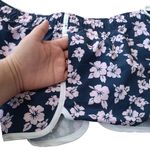 Franks Navy Blue Pink Oahu Floral Print Swim Athletic Board Shorts Size Large Photo 4