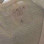 CALIA Women's Scoop Neck Racer Tank White Size Large Photo 2