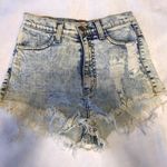 Boohoo Light Washed High Waisted Shorts Photo 0