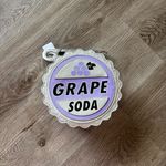 Disney NEW  Parks Pixar "Up" Grape Soda Bottle Cap Crossbody Photo 4