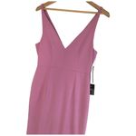 Lulus New  Womens Medium Formal Cocktail Dress Sleeveless Maxi V Neck Lavender Photo 2