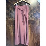 Halara High Waisted Tie Front PANTS OR JUMPSUIT Size XL Light Rose Red Photo 5