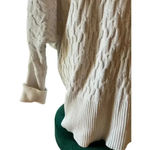 Matilda Jane  long sleeve knit slouchy cream cardigan sweater size medium Photo 4