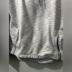 Athleta Spacedye Hoodie Women's X Small White Heather Mock Neck Side Zippers Photo 4