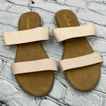 Lulus  Time to Chill Nude Slide Sandals size 10 Photo 0