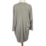 Anthropologie Donni Sandwash Cardigan Open Front Duster Ribbed Neutral Gray NEW One Size Photo 4