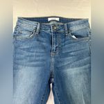 Cello   Skinny Distressed Ankle Raw Hem Stretch Denim Blue Women’s Jeans Photo 4