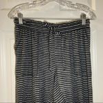 Danskin Grey Striped Knit Pull On Casual Lounge Pants M Photo 3