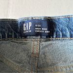 Gap  denim button fly high rise cheeky shorts size 0/25 Photo 11