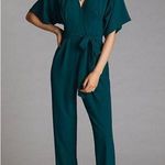 Hutch NWT  Anthropologie V-Neck Pleated Jumpsuit Size 4 Photo 0