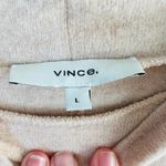 Vince  Belted Cotton-blend Midi Turtleneck Sweater Dress In Neutral Photo 3