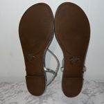 Unisa New  Silver Sparkle Flat Sandals Undelray Photo 5