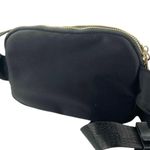 Zorfin Women's Black Crossbody Purse Pouch Nylon Waist Belt Bag Fanny Pack OS Photo 1