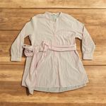 ZARA  Light Pink Striped Women's Robe Photo 1