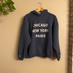 CHRISTINA KARIN Metropolitan Cities Hoodie Blue Photo 1