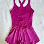 SheIn  Pink Athletic Romper size Small Photo 1