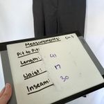 Loft Ann Taylor gray white patterned bootcut dress pants trousers women's 10 Photo 2