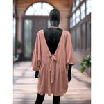 ASOS  Design Curve 100% Viscose‎ Blush Wrap Tunic Top - Size US 18 Photo 2