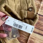 I Heart Ronson Women’s Short Sleeve Crew Neck Knit Polo Sweater Camel Dress Sz L Photo 10