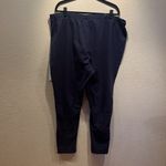 Woman Within  3X Navy Snap Trim Pull on Leggings Photo 5