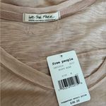 Free People NWT Long Sleeve Pink Top Size Medium Oversized Casual Minimalist Photo 4