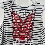 THML  Embroidered nautical striped tank relaxed fit dress size medium Photo 2