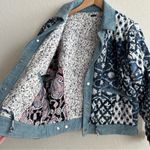 Anthropologie Blank NYC Floral Jacket Blue Photo 7