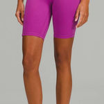 Lululemon Align Purple Vivid Plum High Rise Yoga Workout Athletic Biker Shorts 6 Photo 0