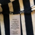 Talbots Women's Striped 3/4 Sleeve Pullover Long Sleeve Tee Black White Size 2X Photo 7