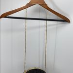 Vintage Geni made in Hong Kong black basket weave bag summer winter formal Photo 2