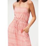 Urban Outfitters NWOT Audra Gingham Jumpsuit Cut Out Red Photo 4