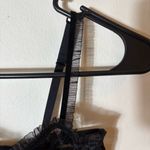 For Love & Lemons Black Sheer Floral Bustier Top Small Photo 1