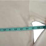 DONNI. Womens Terry Henley Pullover Sweatshirt Top Size XL Pink 3 Button Cropped Photo 6