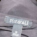 Roz & Ali  cute black jacket open front with cute ruffled hem and sleeves Photo 7