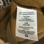 Time And Tru‎ Brown Give Thanks Long Sleeve Thermal Tee Size Large Tan Photo 4