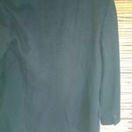 Neiman Marcus  8 Black Wool Cashmere Pea Coat Jacket Photo 2