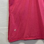 Lululemon Pink Silver Striped Racerback Tank Women's Size 0/2 Gym Workout Lounge Photo 5