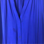 Aritzia Artizia Babaton Benedict Cobalt Blue Silk Mini Dress M Photo 2