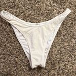 Victoria's Secret White Cheeky Bikini Bottom Photo 0