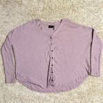 Urban Outfitters Out From Under Jojo Oversized Thermal Button Down Front Top Photo 1