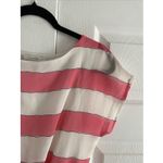 Poema  Womens Small Dress Stripe Pleated Preppy Feminine Clean Girl Photo 3