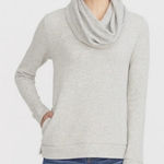 J. Crew Cowl Neck Sweatshirt Womens S Cream Cotton Wool Cozy Minimalist Neutral Photo 0