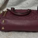 Vera Bradley Mini Marlo Quilted Leather Crossbody Handbag In Claret (wine) EUC Photo 3