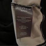 Danskin Black Tan Colorblock Ribbed Long Sleeve Stretch Workout Sweatshirt M Photo 6