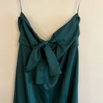 Showpo Emerald Green Strapless Tie Back Maxi Dress Photo 9