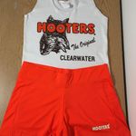 Hooters New  Girl Uniform Tank And Shorts Set Size Medium Photo 0