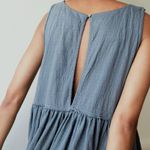 Free People  Dress im still obsessed crinkle mini womens Gray (small) boho beach Photo 2