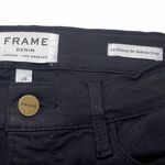 frame denim NWOT! Le Skinny de Jeanne Crop in Film Noir Black Jeans Size 28 Photo 5