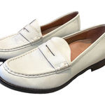 Vionic  Women 7 Wise Waverly White‎ Leather Tumbled Penny Loafers Flats Shoes Photo 0